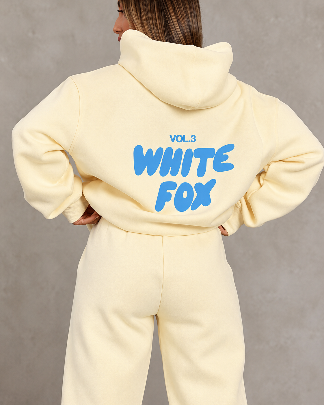 Fashionable Logo Hoodie and Sweatpants Set (2 Pieces)