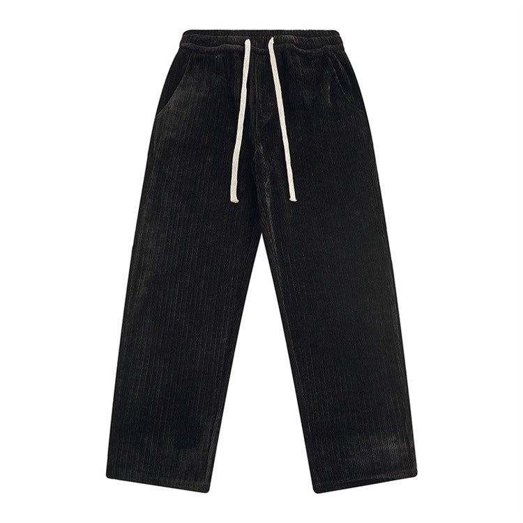 Men's Corduroy Draped Knit Sweatpants