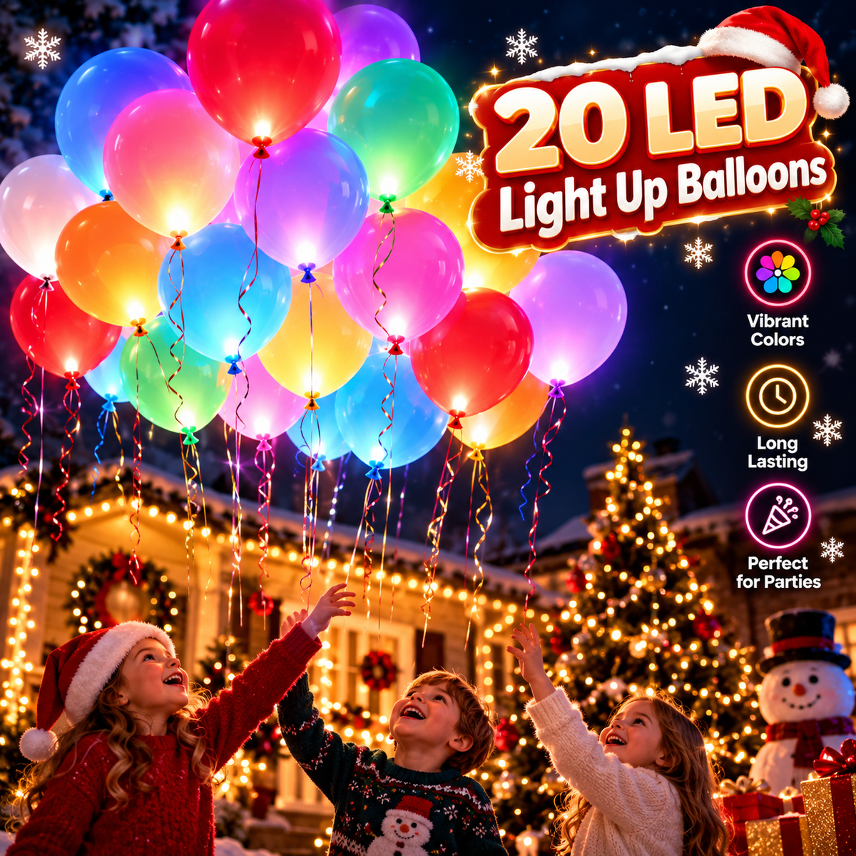 20 LED Light Up Balloons Mixed Colors Flashing Lasts 24 Hours Glow in the dark for Birthday Glow Party Favors Supplies Wedding Halloween Christmas Decorations