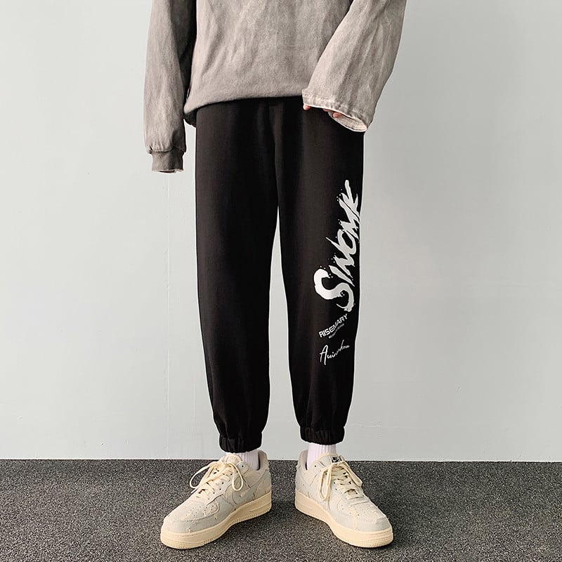 Trendy Loose Korean Style Casual Sweatpants